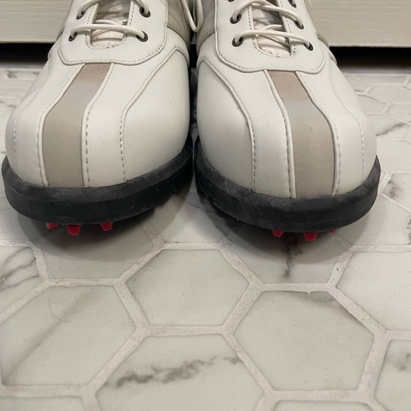 NWOT white and taupe Callaway Golf CG Sport women’s golf shoes, size US 8.5 - Picture 6 of 8